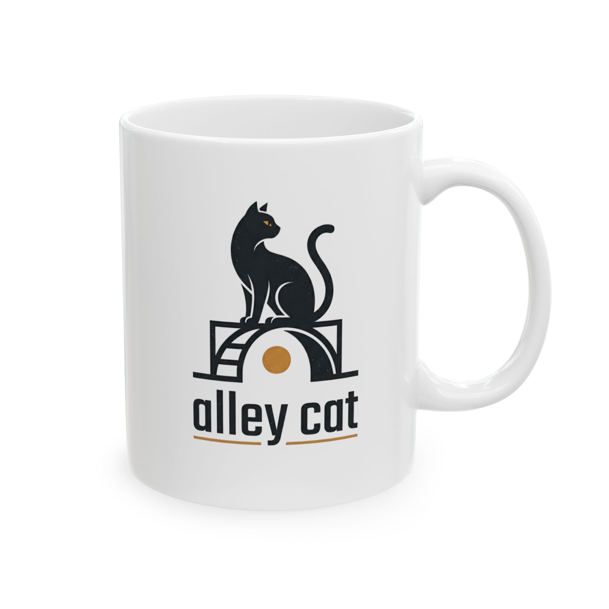 Alley Cat Logo Ceramic Mug