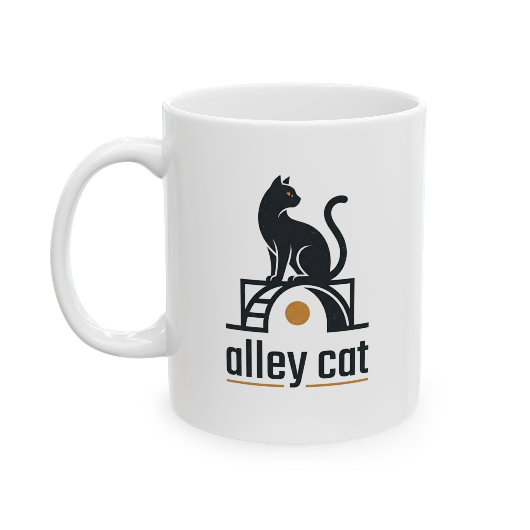 Alley Cat Logo Ceramic Mug