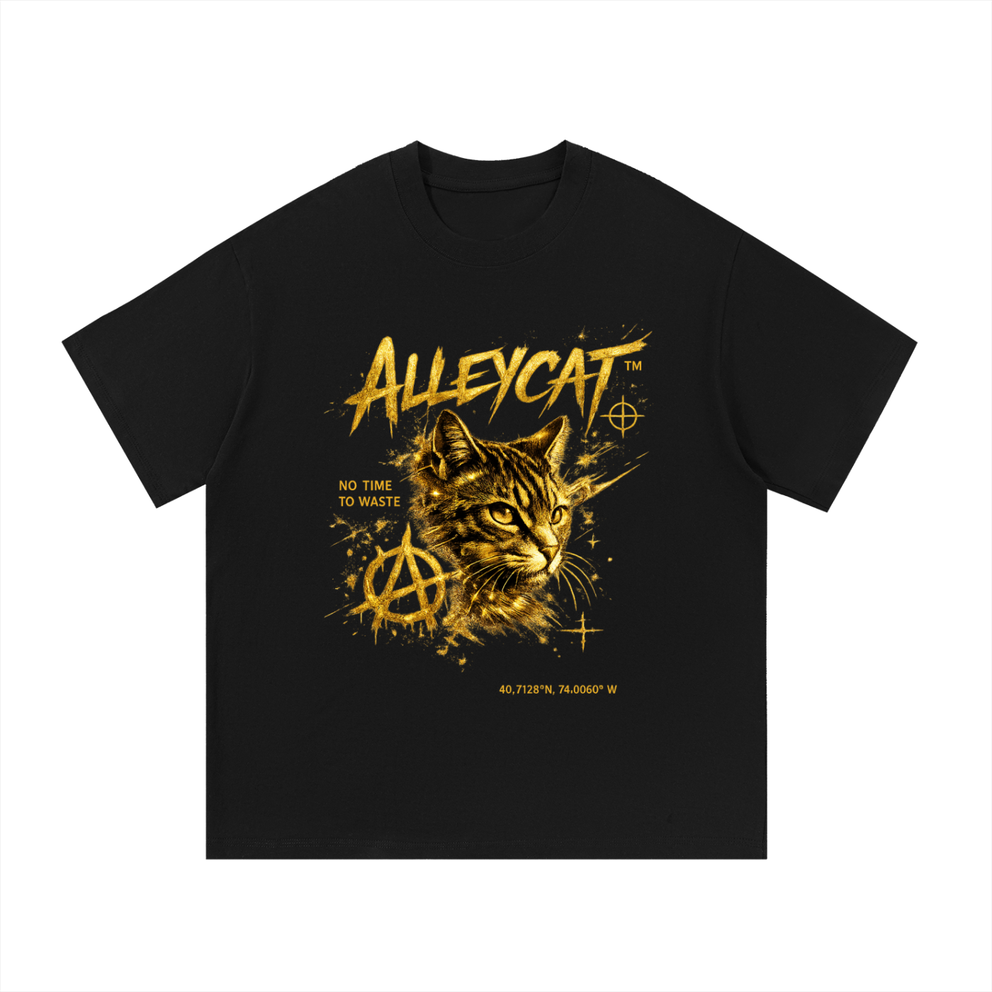 Alley Cat Gold T-shirt