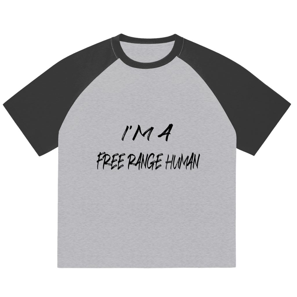 Color-Blocked Raglan Sleeve T-Shirt