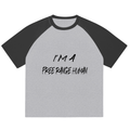 Color-Blocked Raglan Sleeve T-Shirt